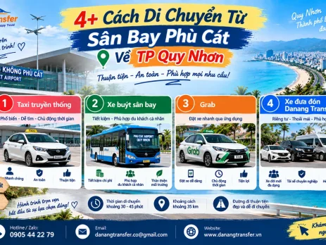 4+ cách di chuyển từ sân bay Phù Cát về TP Quy Nhơn