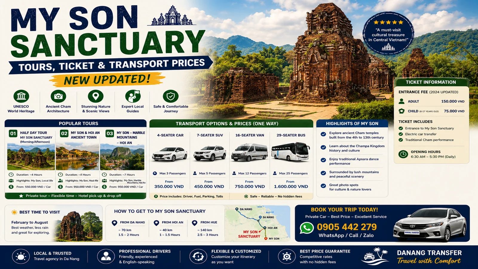 My Son Sanctuary: Tours, Ticket & Transport Prices – New Updated