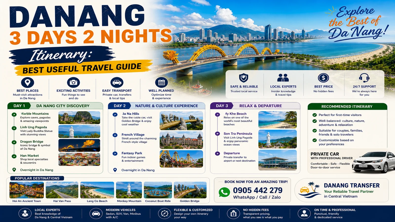 Da Nang 3 Days 2 Nights Itinerary – Best Useful Travel Guide