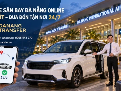 Đặt xe sân bay Đà Nẵng online giá tốt, đưa đón tận nơi 24/7