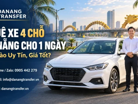 Thuê Xe 4 Chỗ Đà Nẵng Cho 1 Ngày – Uy Tín, Giá Tốt