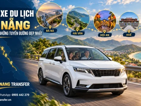Thuê xe du lịch Đà Nẵng khám phá Bà Nà, Hải Vân, Hội An, Huế và Lăng Cô
