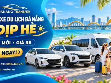 Thuê xe du lịch Đà Nẵng dịp hè – Xe mới, giá rẻ, đặt ngay