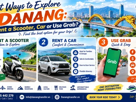 Best ways to explore Da Nang by scooter, car or Grab