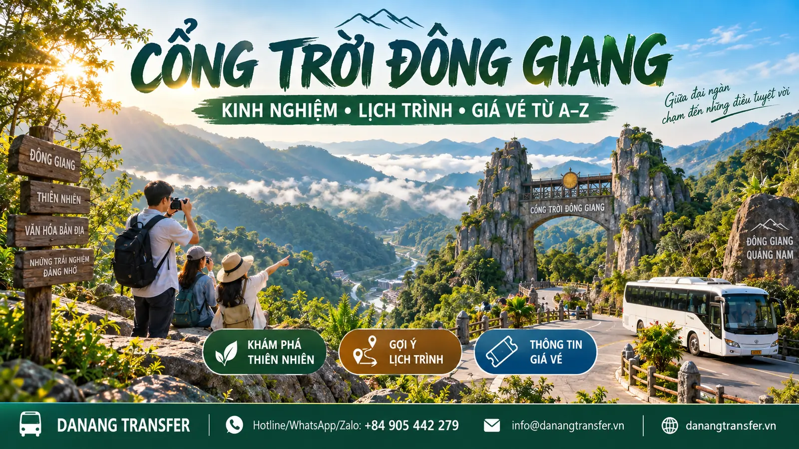 Cổng Trời Đông Giang Quảng Nam – kinh nghiệm, lịch trình và thông tin giá vé