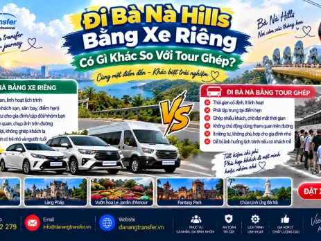Đi Bà Nà Hills bằng xe riêng có gì khác so với tour ghép
