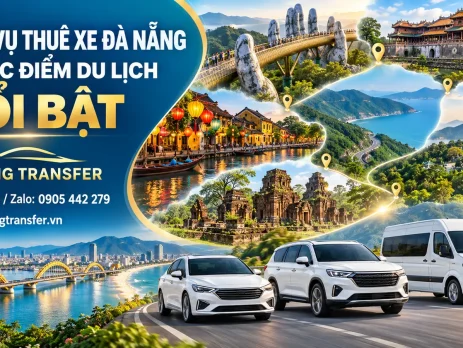 Dịch vụ thuê xe Đà Nẵng đi các điểm du lịch nổi bật