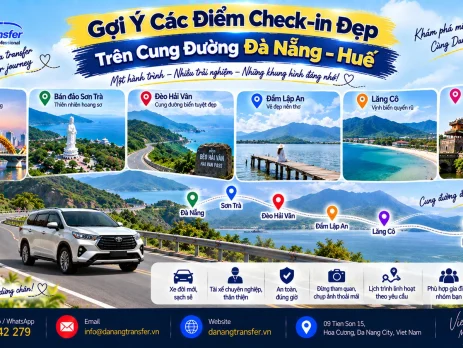 Gợi ý các điểm check-in đẹp trên cung đường Đà Nẵng Huế qua Đèo Hải Vân Lăng Cô