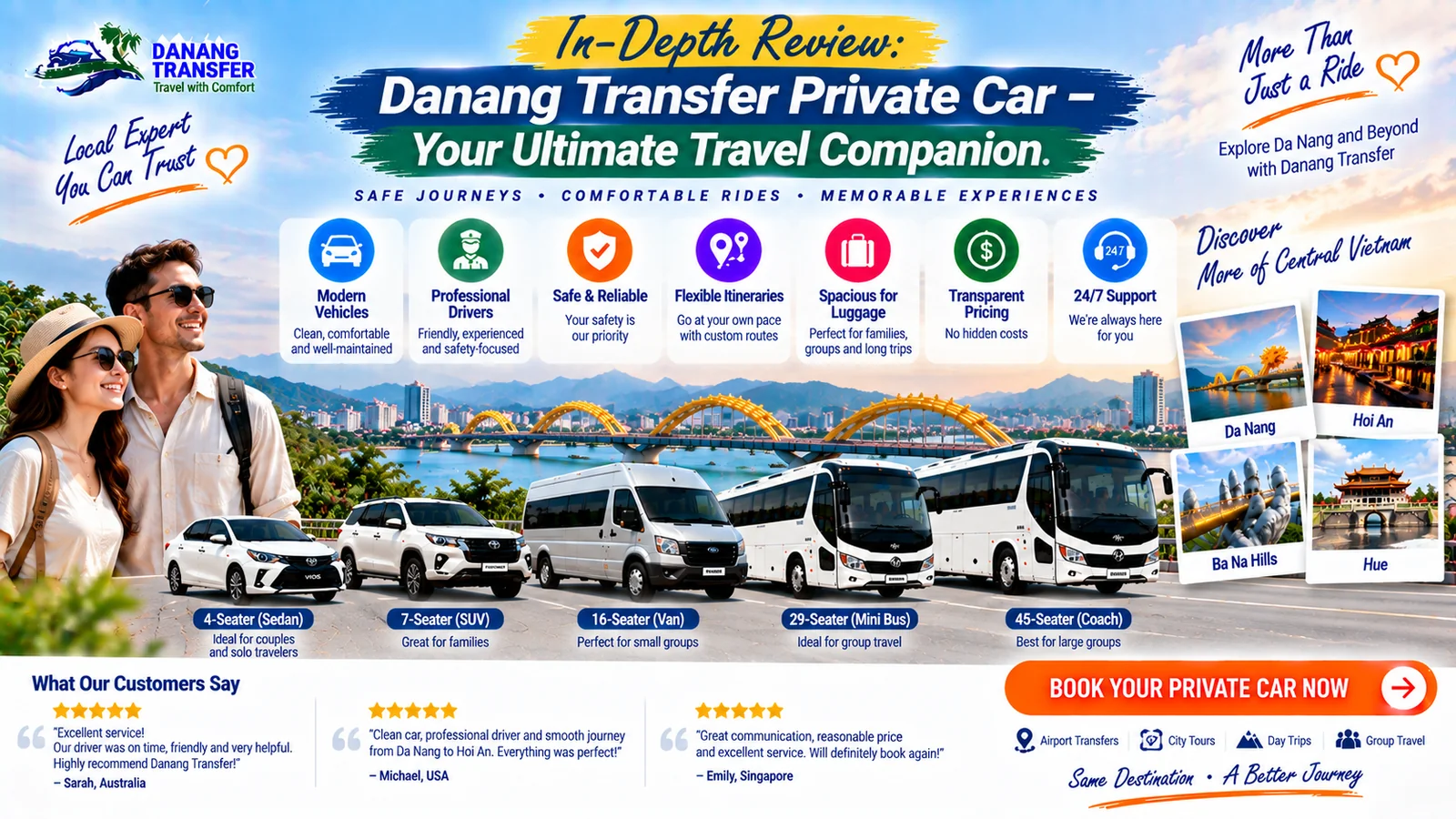 In-Depth Review of Danang Transfer Private Car Service