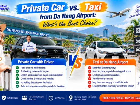 Private Car vs Taxi from Da Nang Airport – What’s the Best Choice