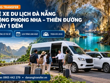 Thuê xe du lịch Đà Nẵng đi Động Phong Nha và Động Thiên Đường 2 ngày 1 đêm