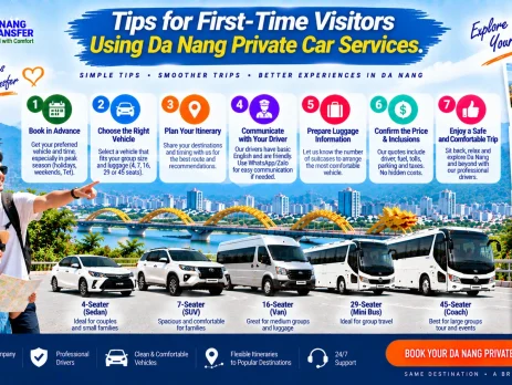 Tips for First-Time Visitors Using Da Nang Private Car Services