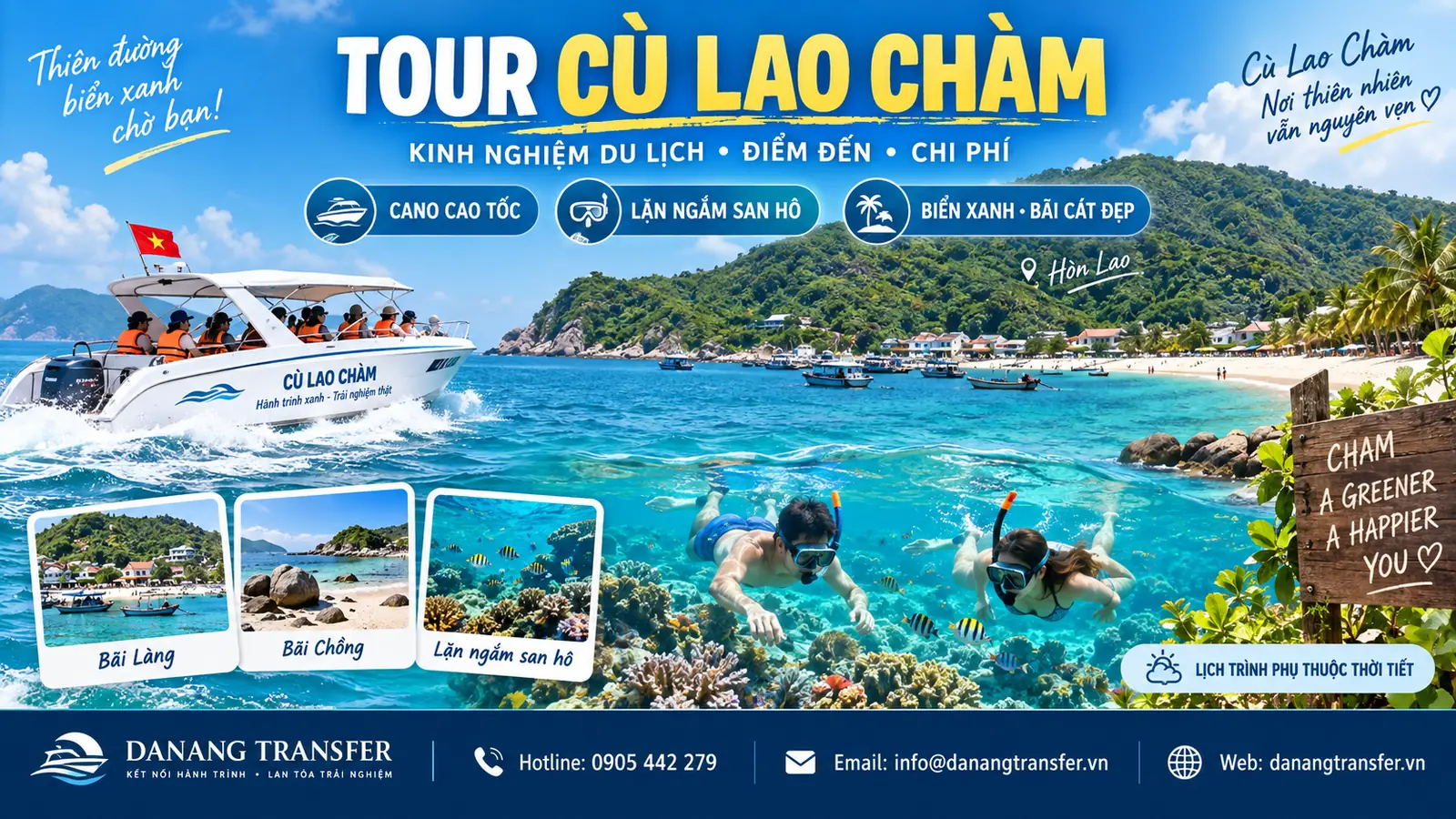 Tour Cù Lao Chàm – kinh nghiệm du lịch, điểm đến, chi phí và lặn ngắm san hô