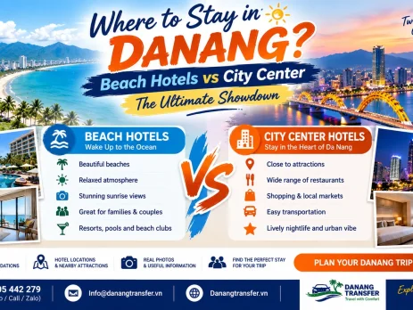 Where to stay in Da Nang beach hotels vs city center