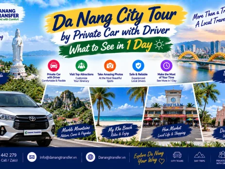 Da Nang City Tour by private car with driver in one day