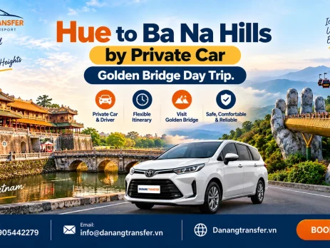 Hue to Ba Na Hills by Private Car – Golden Bridge Day Trip