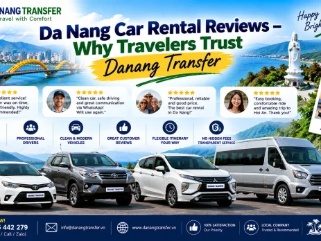 Da Nang car rental reviews and customer experiences with Danang Transfer