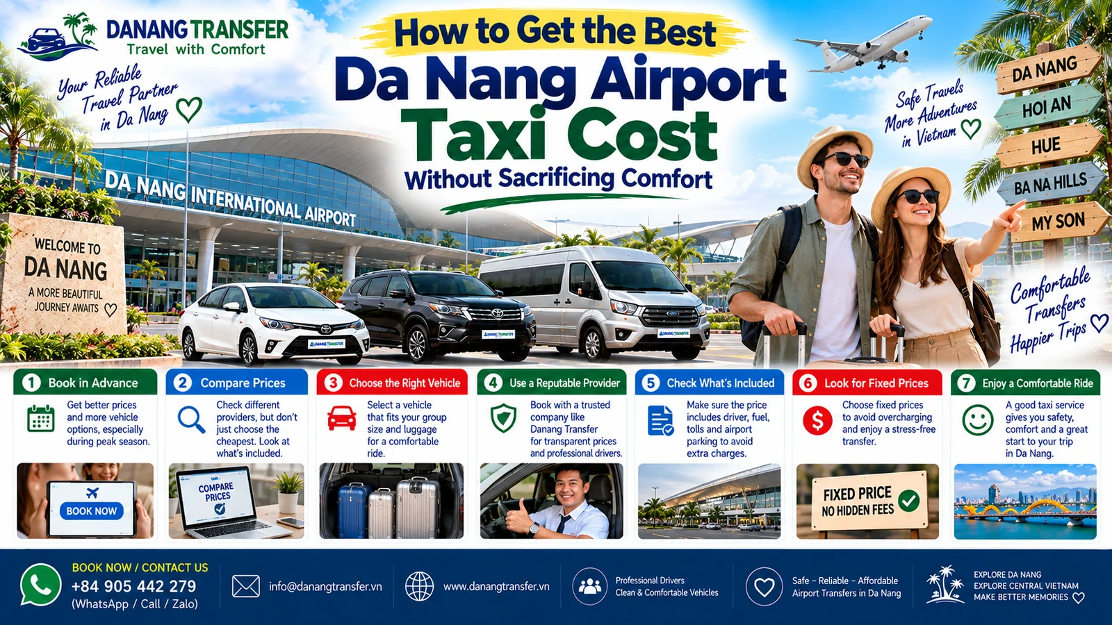 How to get the best Da Nang Airport taxi cost without sacrificing comfort