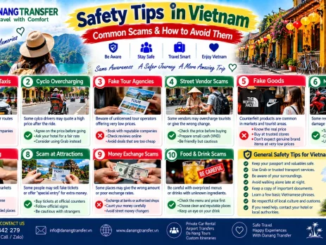 Vietnam travel safety tips showing common scams and how foreign travelers can avoid them