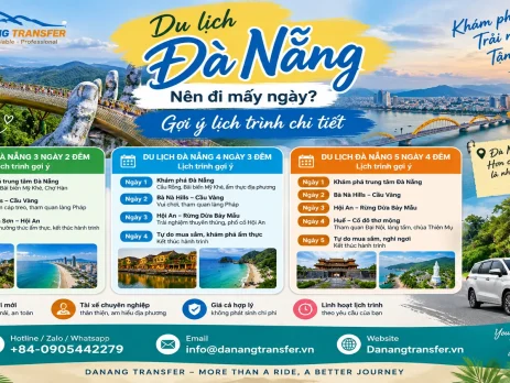 Du lịch Đà Nẵng nên đi mấy ngày - gợi ý lịch trình chi tiết 3 ngày, 4 ngày và 5 ngày