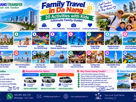 Family travel in Da Nang with 20 kid-friendly activities and attractions