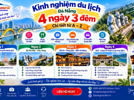 Kinh nghiệm du lịch Đà Nẵng 4 ngày 3 đêm chi tiết từ A đến Z