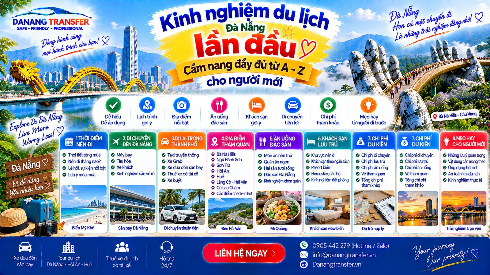 Kinh nghiệm du lịch Đà Nẵng lần đầu cẩm nang đầy đủ từ A đến Z cho người mới