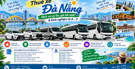 Thuê xe Đà Nẵng dịch vụ uy tín giá tốt và kinh nghiệm thuê xe từ A-Z