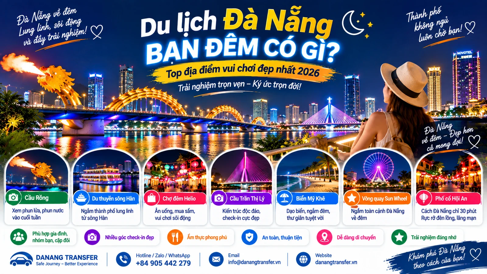 Du lịch Đà Nẵng ban đêm có gì - top địa điểm vui chơi đẹp nhất 2026