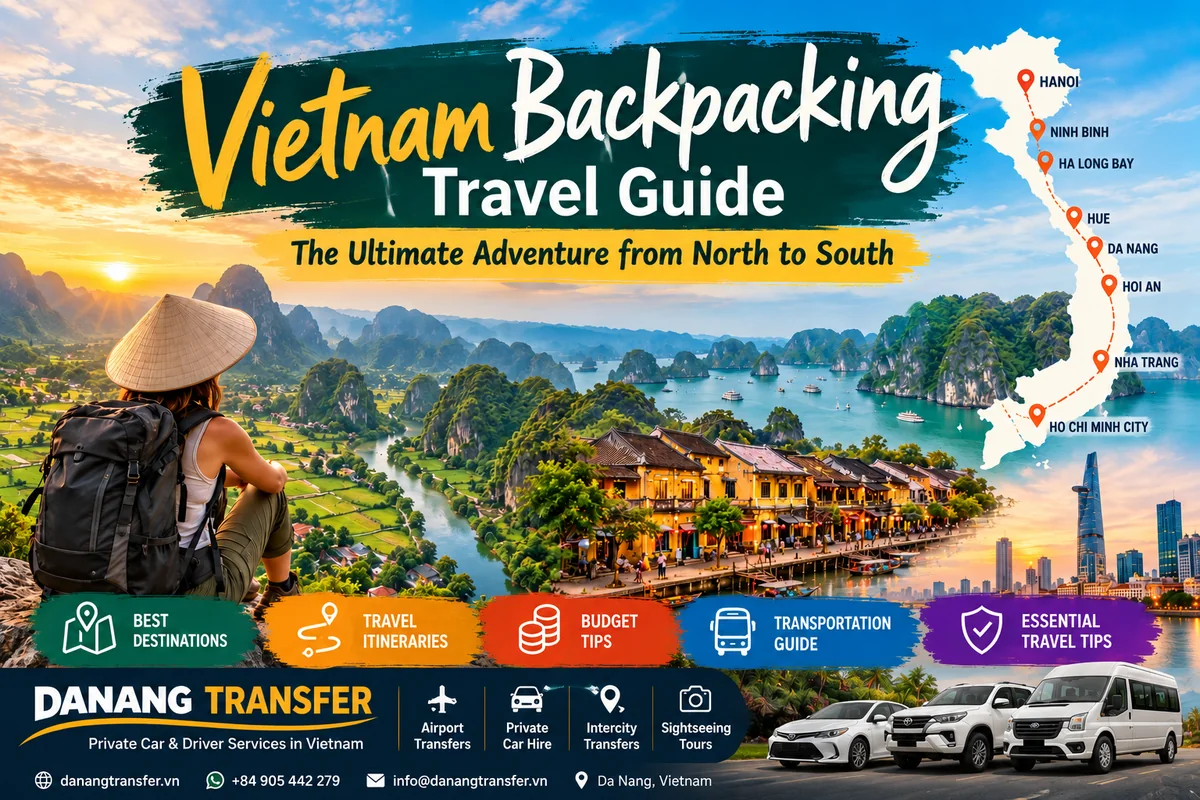 Vietnam Backpacking Travel Guide – The Ultimate Adventure from North to South with Danang Transfer