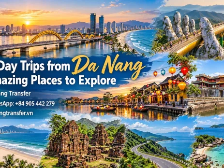 Best day trips from Da Nang to Hoi An, Ba Na Hills, Hue, My Son Sanctuary, Hai Van Pass and Cham Island by Danang Transfer