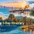 Da Nang 3-day itinerary with My Khe Beach, Dragon Bridge, Hoi An Ancient Town, My Son Sanctuary and Ba Na Hills Golden Bridge by Danang Transfer