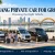 Da Nang private car for groups featuring an SUV, passenger van, VIP limousine and tour bus near Dragon Bridge.